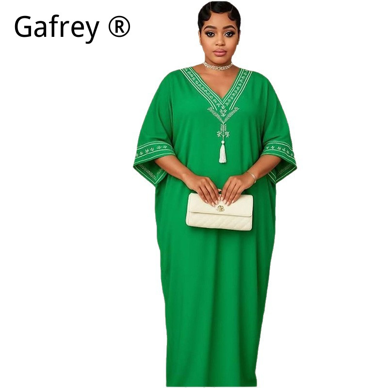 Middle Eastern Printed Abaya W - Ethnic Style Dresses reseña y precio