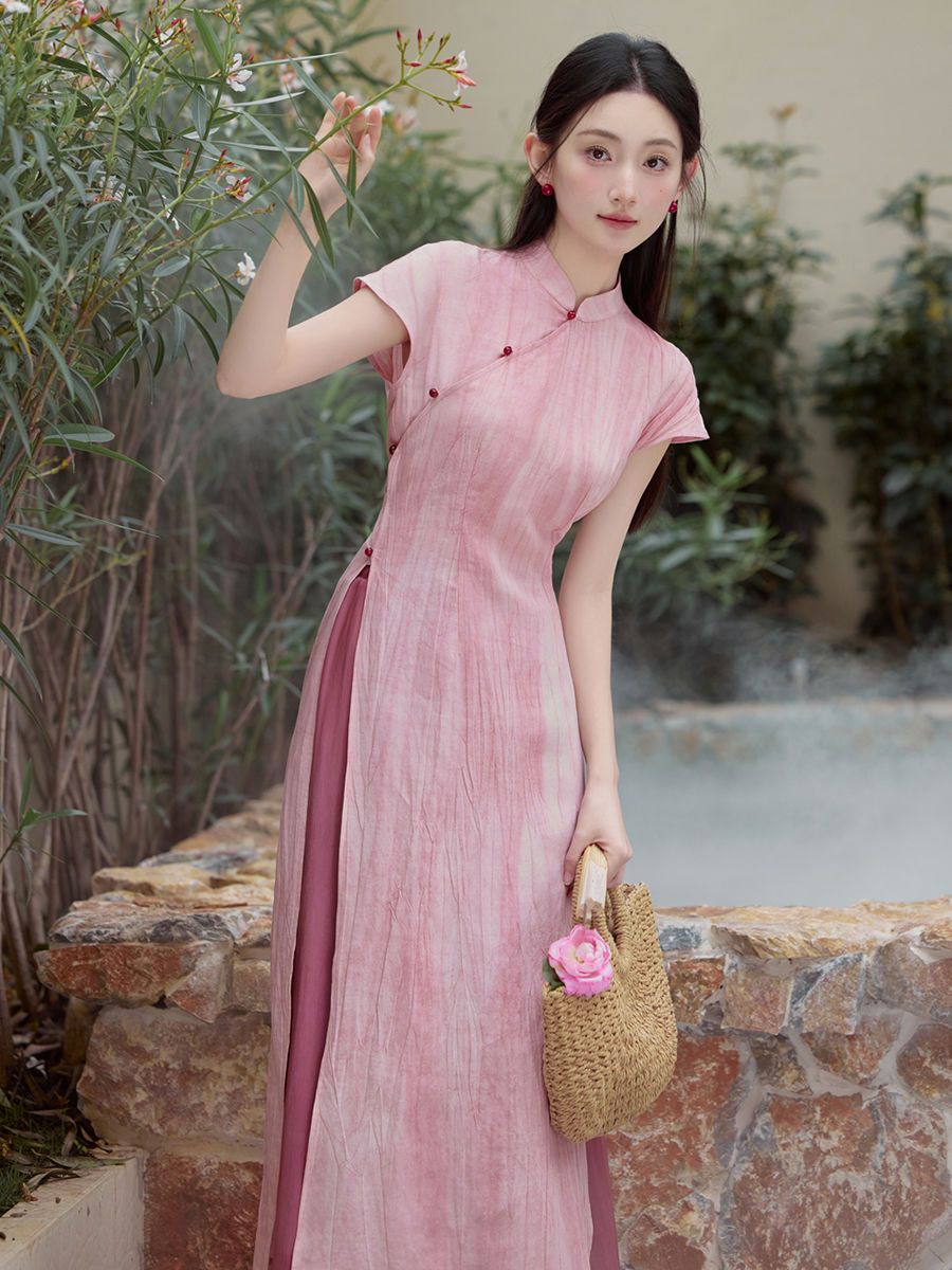 Spring summer vietnam aodai ch - Ao Dai Vietnam Dress reseña y precio