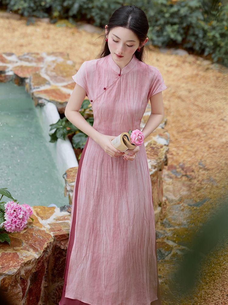 Spring summer vietnam aodai ch - Ao Dai Vietnam Dress reseña y precio