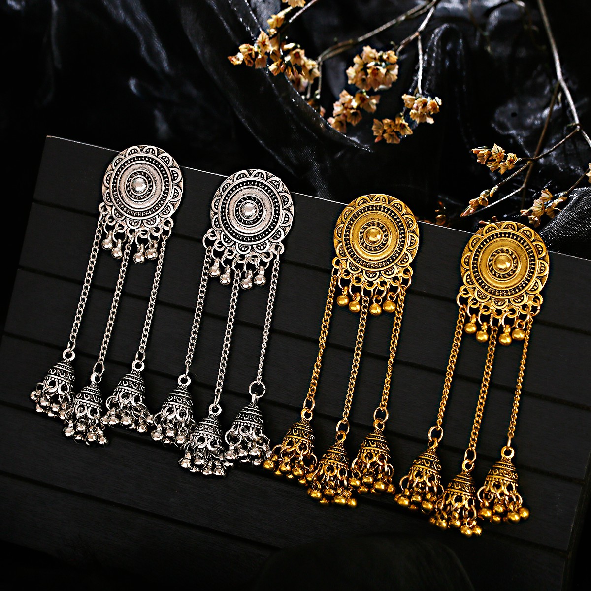 Ethnic Vintage Round Flower Lo - Ethnic Indian Fashion reseña y precio