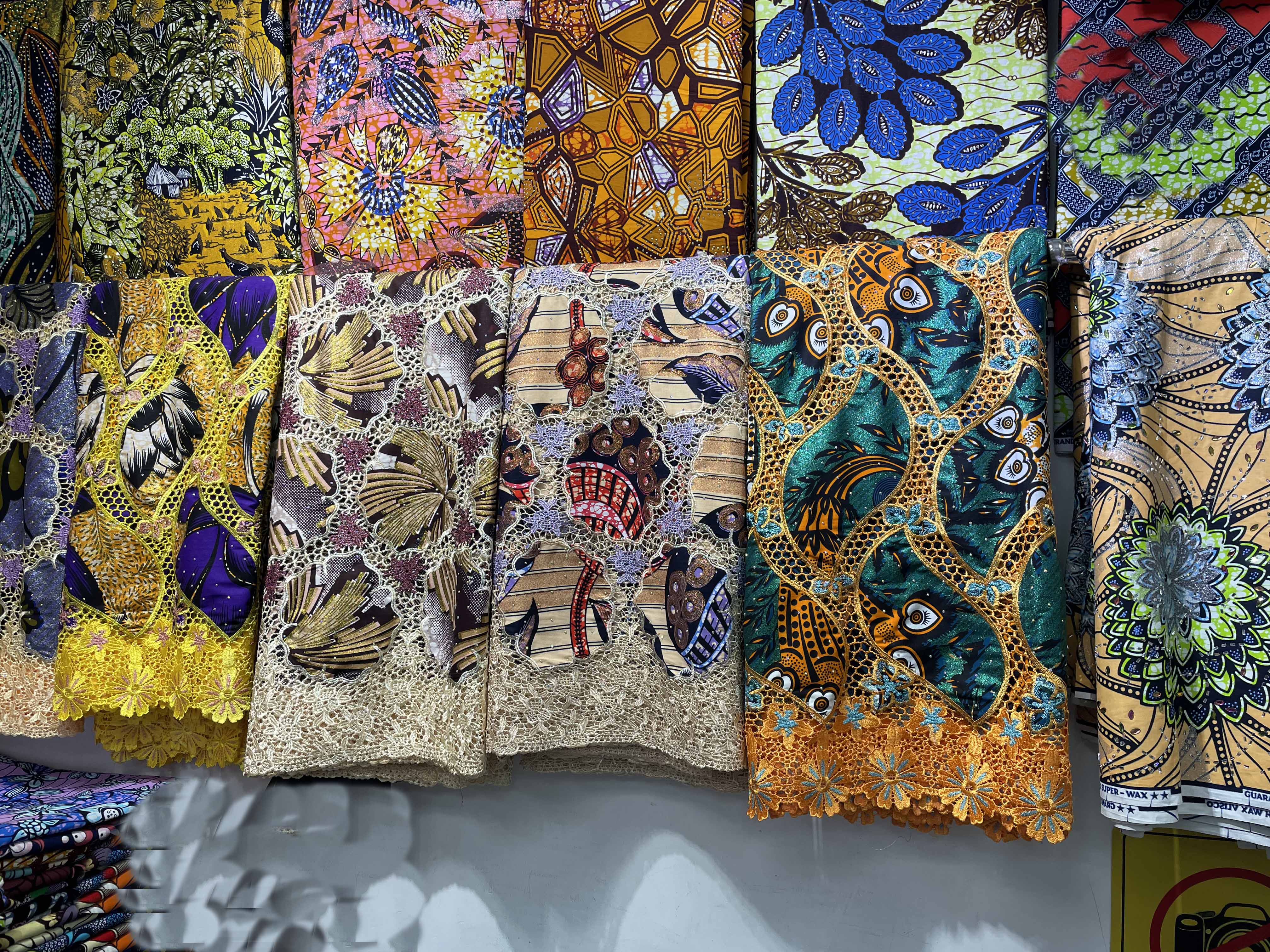 African Heavy Wax Lace Fabric  - African Ankara Print reseña y precio