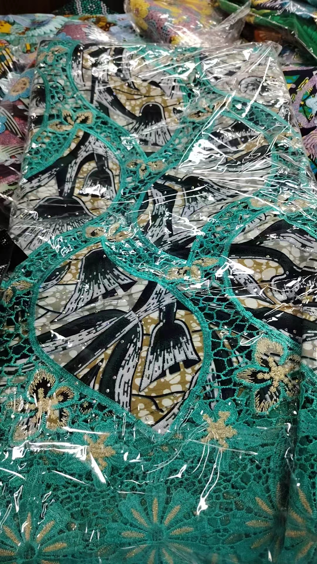 African Heavy Wax Lace Fabric  - African Ankara Print reseña y precio