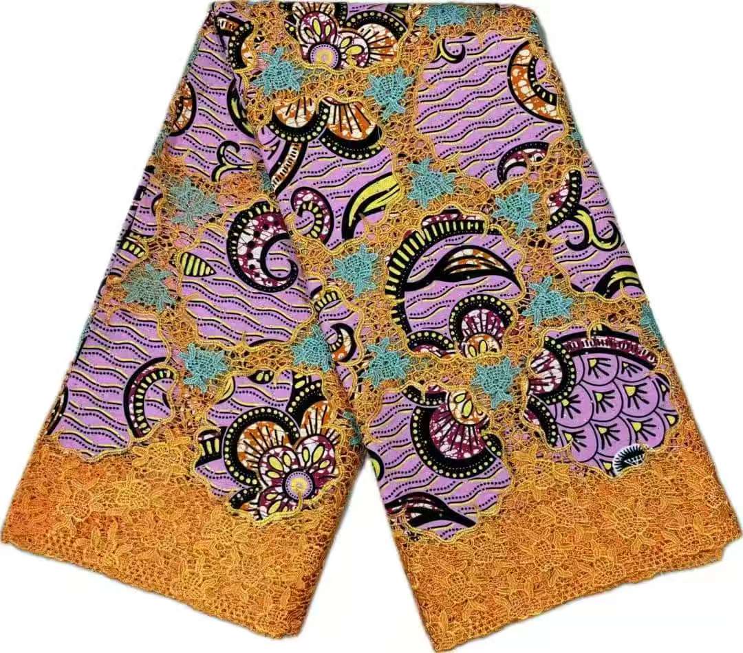 African Heavy Wax Lace Fabric  - African Ankara Print reseña y precio