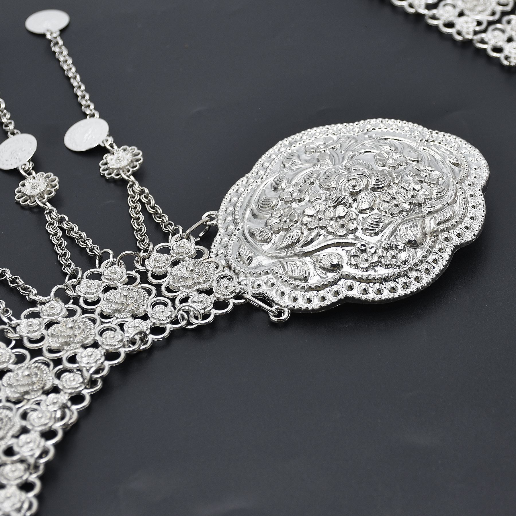 Silver Plated Moroccan Caftan  - Ethnic Indian Fashion reseña y precio