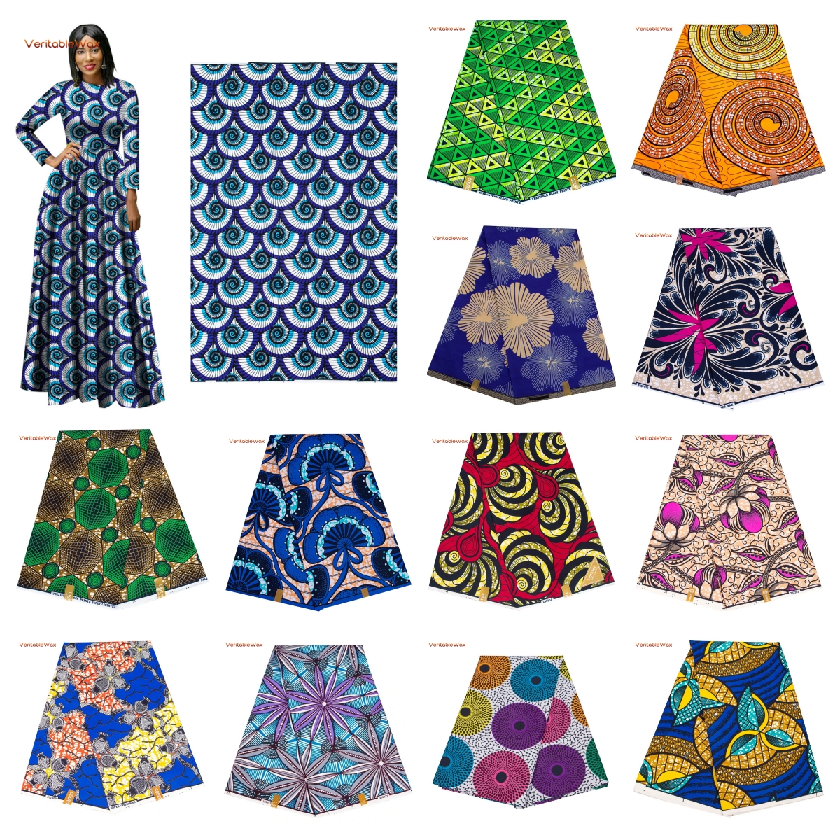 Ankara African Print Batik Pag - African Ankara Print reseña y precio
