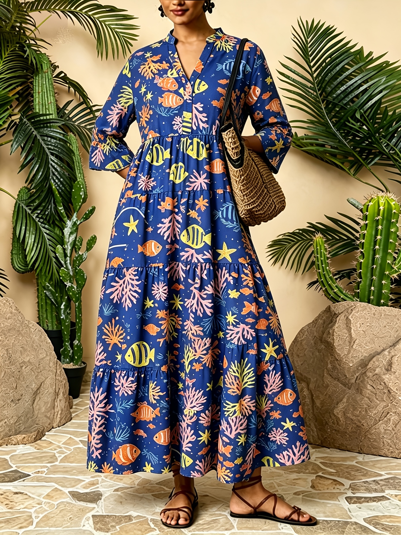 Spring/Summer New Elegant plus - Ethnic Style Dresses reseña y precio