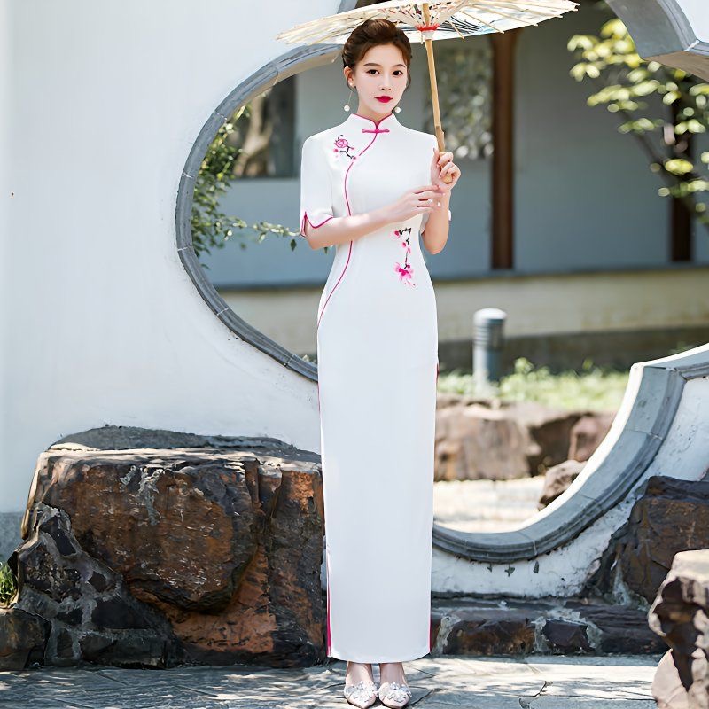 Woman Aodai Vietnam Dress Shor - Ao Dai Vietnam Dress reseña y precio