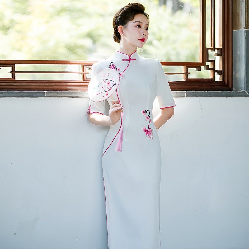 Woman Aodai Vietnam Dress Shor - Ao Dai Vietnam Dress reseña y precio