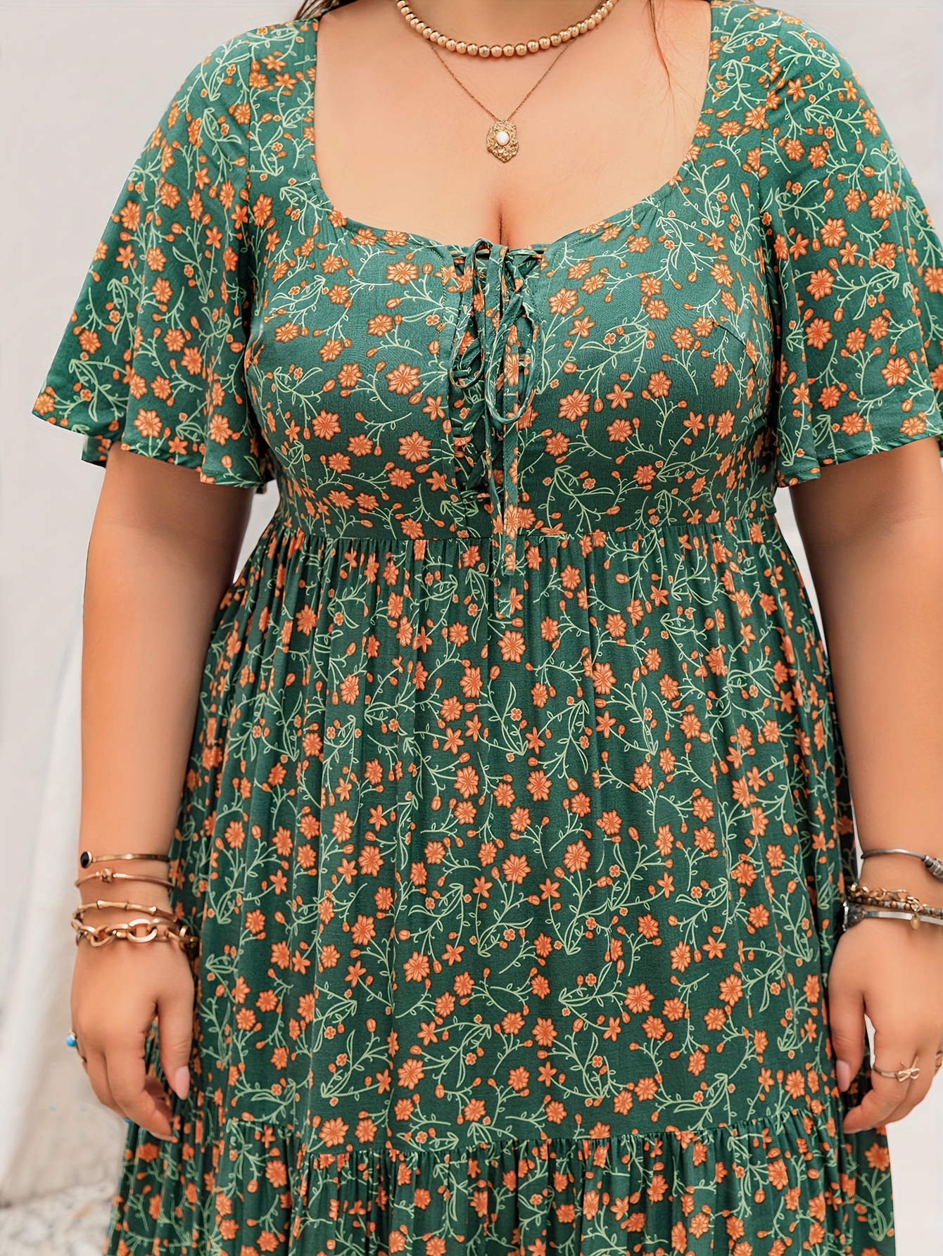 Plus Size Bohemian Long Dress  - Ethnic Style Dresses reseña y precio