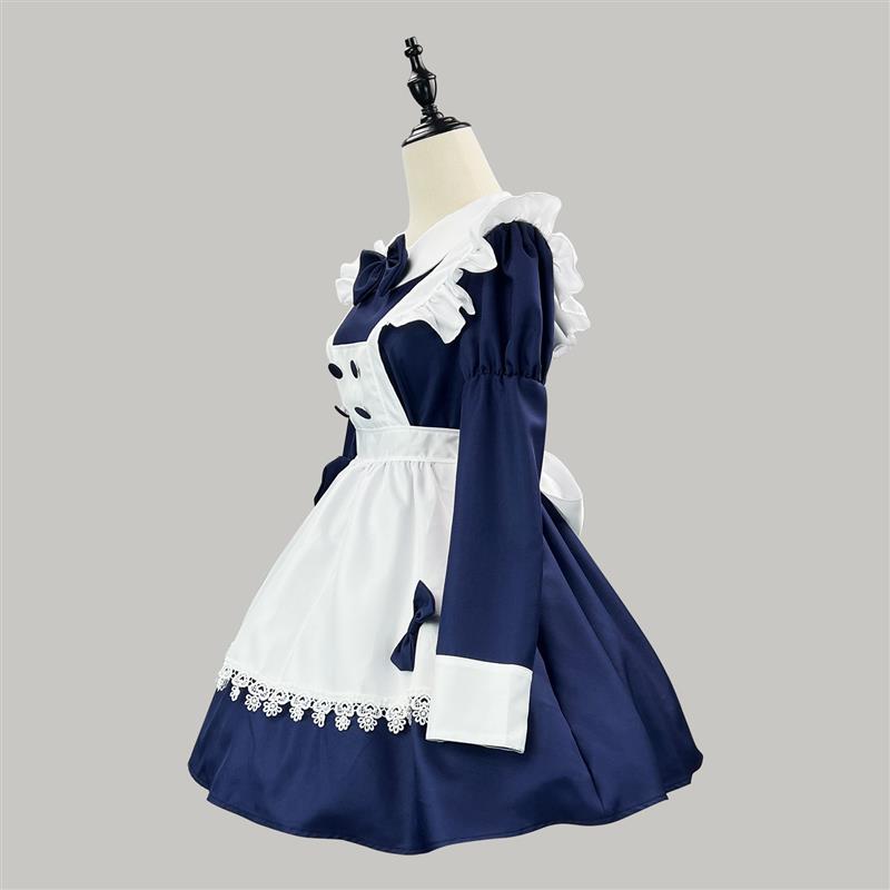 Long Lolita Maid Uniform Dress - Ethnic Style Dresses reseña y precio