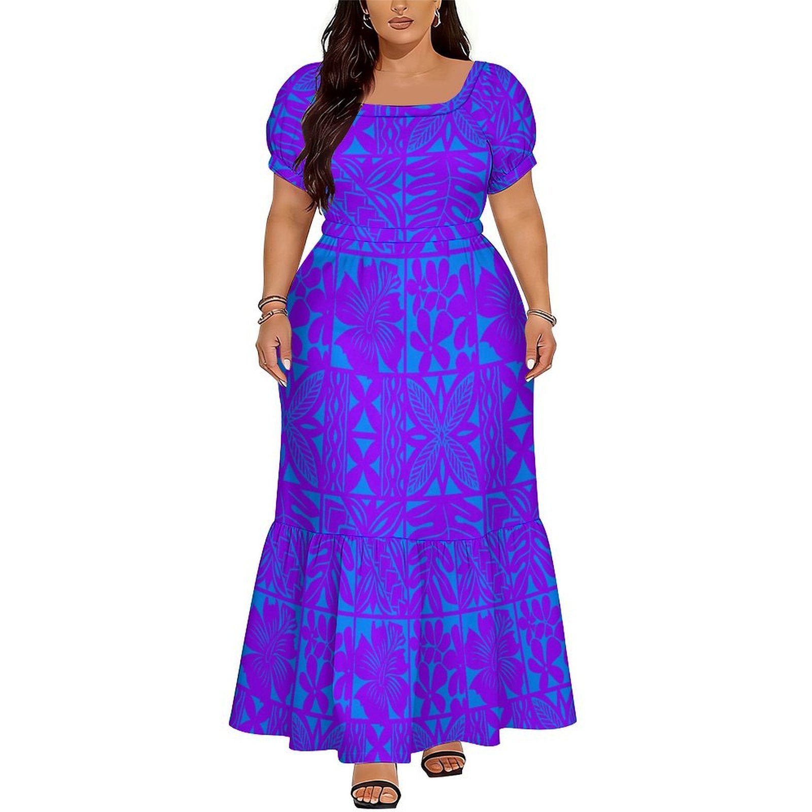 Hot-Selling Elegant V-Neck Lon - Ethnic Style Dresses reseña y precio
