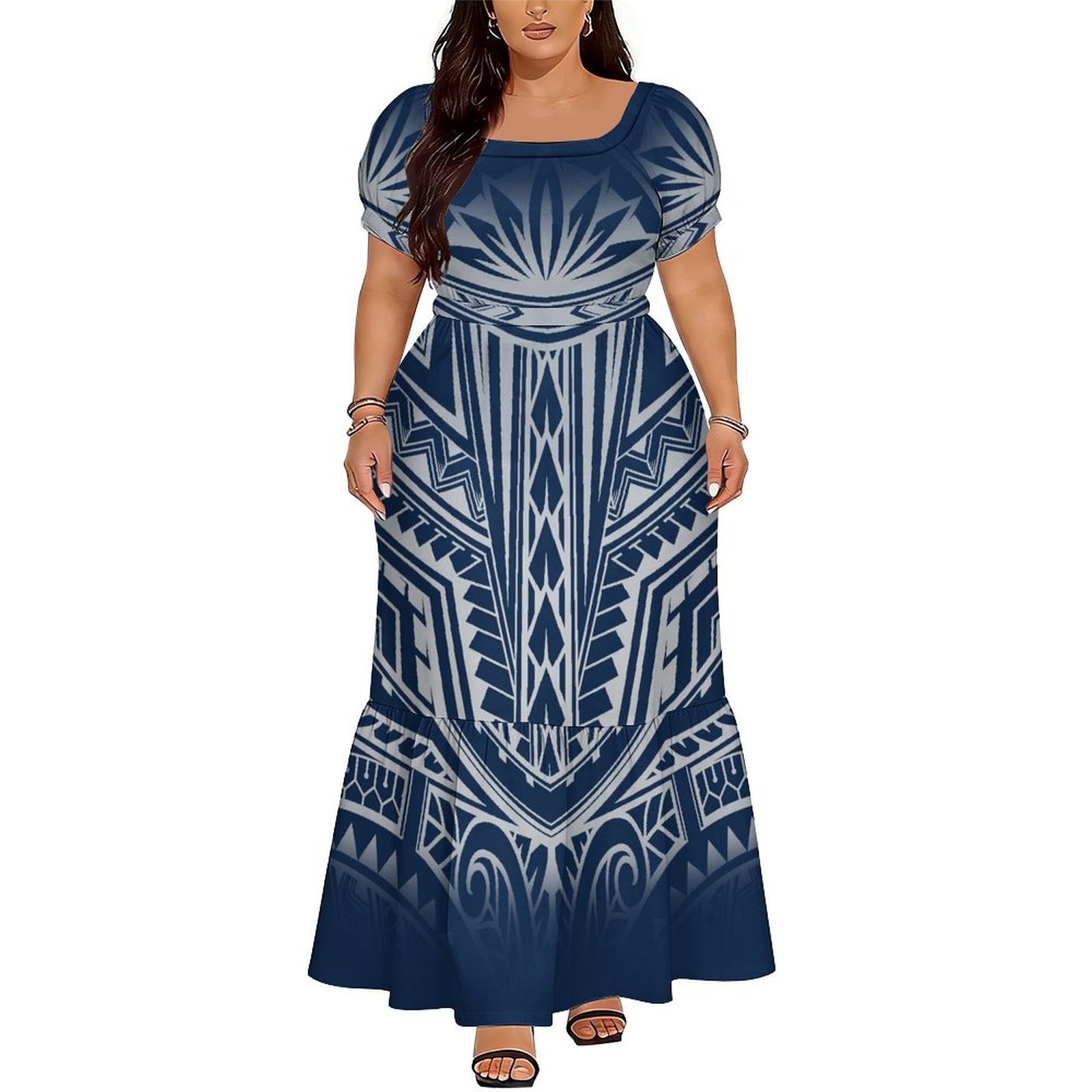 Hot-Selling Elegant V-Neck Lon - Ethnic Style Dresses reseña y precio