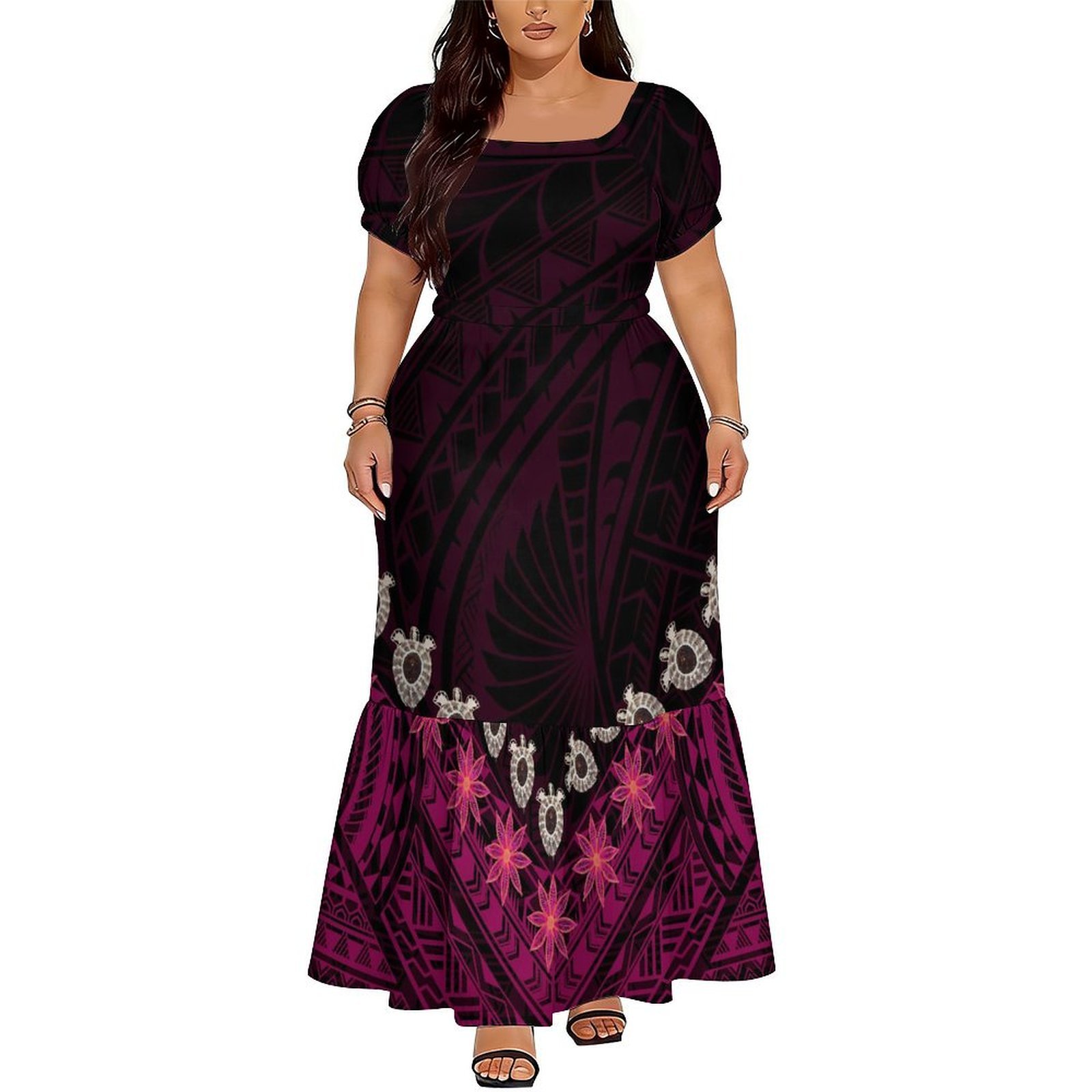 Hot-Selling Elegant V-Neck Lon - Ethnic Style Dresses reseña y precio