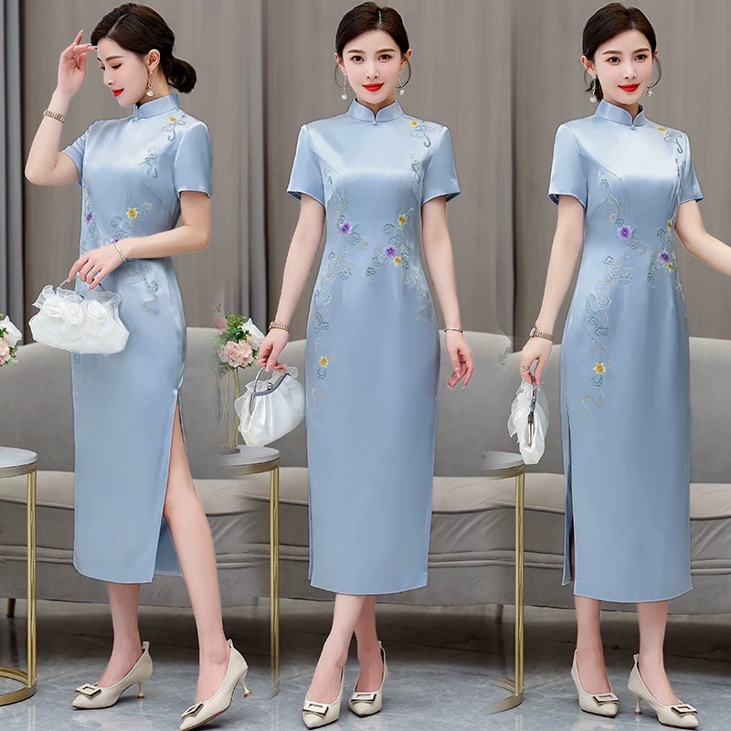 Women Ethnic Style Aodai  Cheo - Ao Dai Vietnam Dress reseña y precio