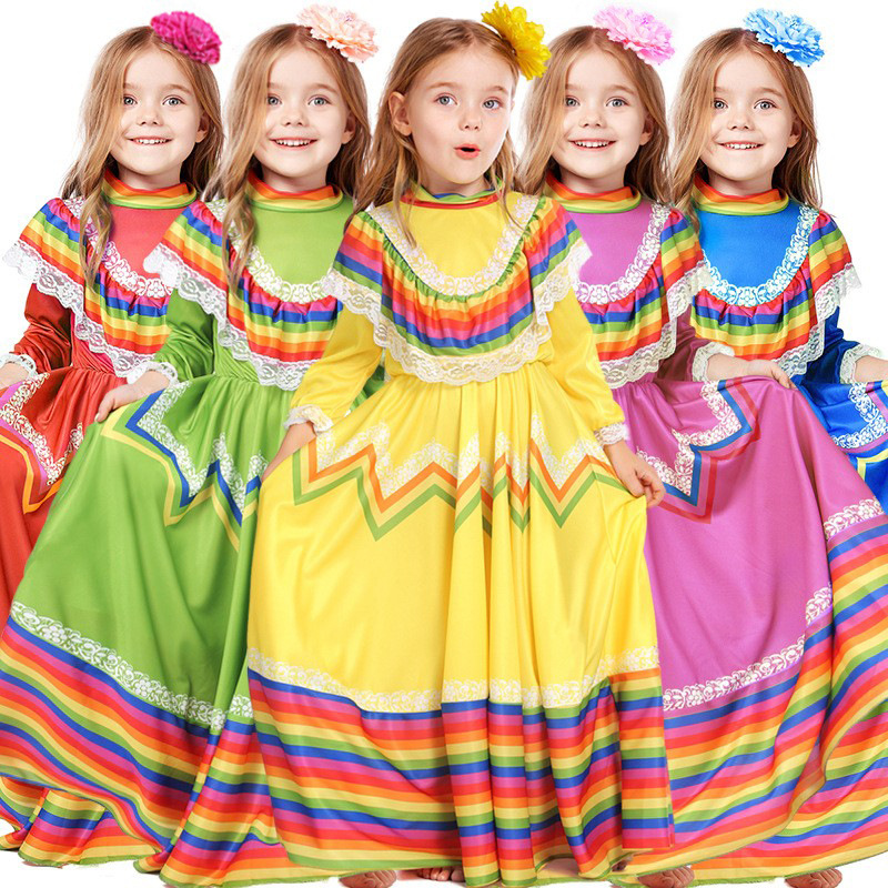 Children and Girls Ethnic Styl - Ethnic Style Dresses reseña y precio