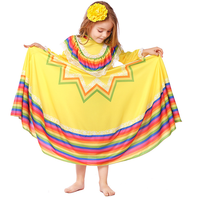 Children and Girls Ethnic Styl - Ethnic Style Dresses reseña y precio