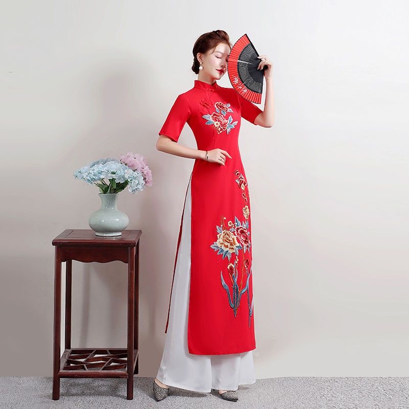 Summer Women Traditional Vietn - Ao Dai Vietnam Dress reseña y precio