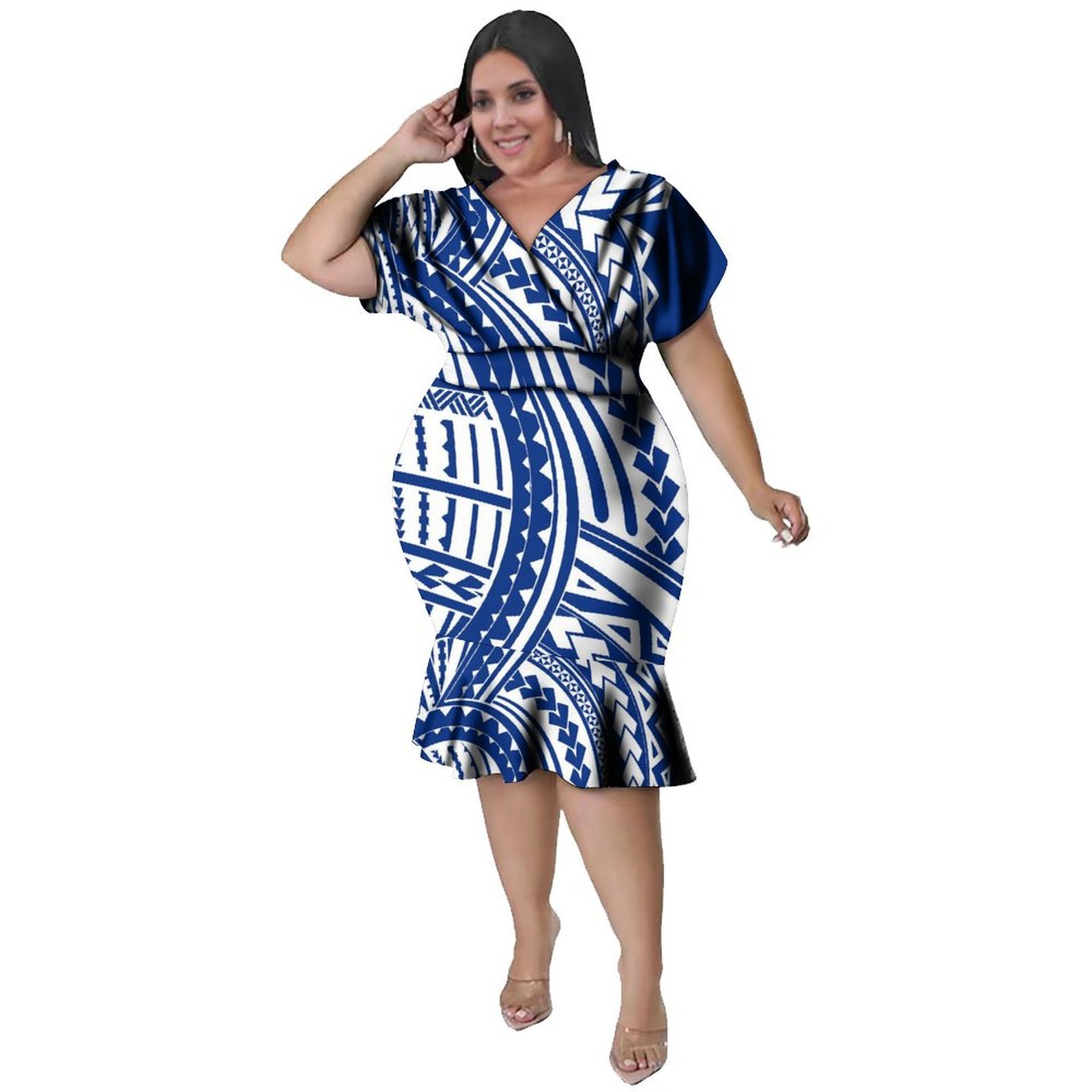 V-Neckline  Women'S Polynesian - Ethnic Style Dresses reseña y precio