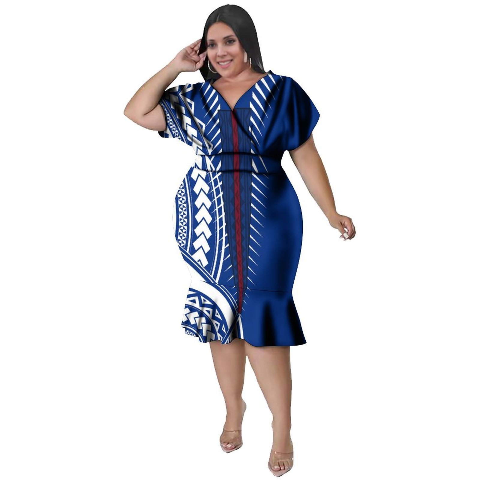 V-Neckline  Women'S Polynesian - Ethnic Style Dresses reseña y precio