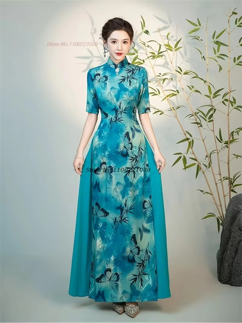 2026 chinese improved cheongsa - Ao Dai Vietnam Dress reseña y precio