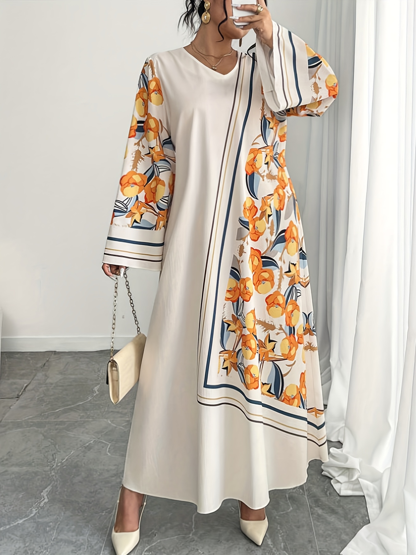 Plus Size Fashionable Women's  - Ethnic Style Dresses reseña y precio