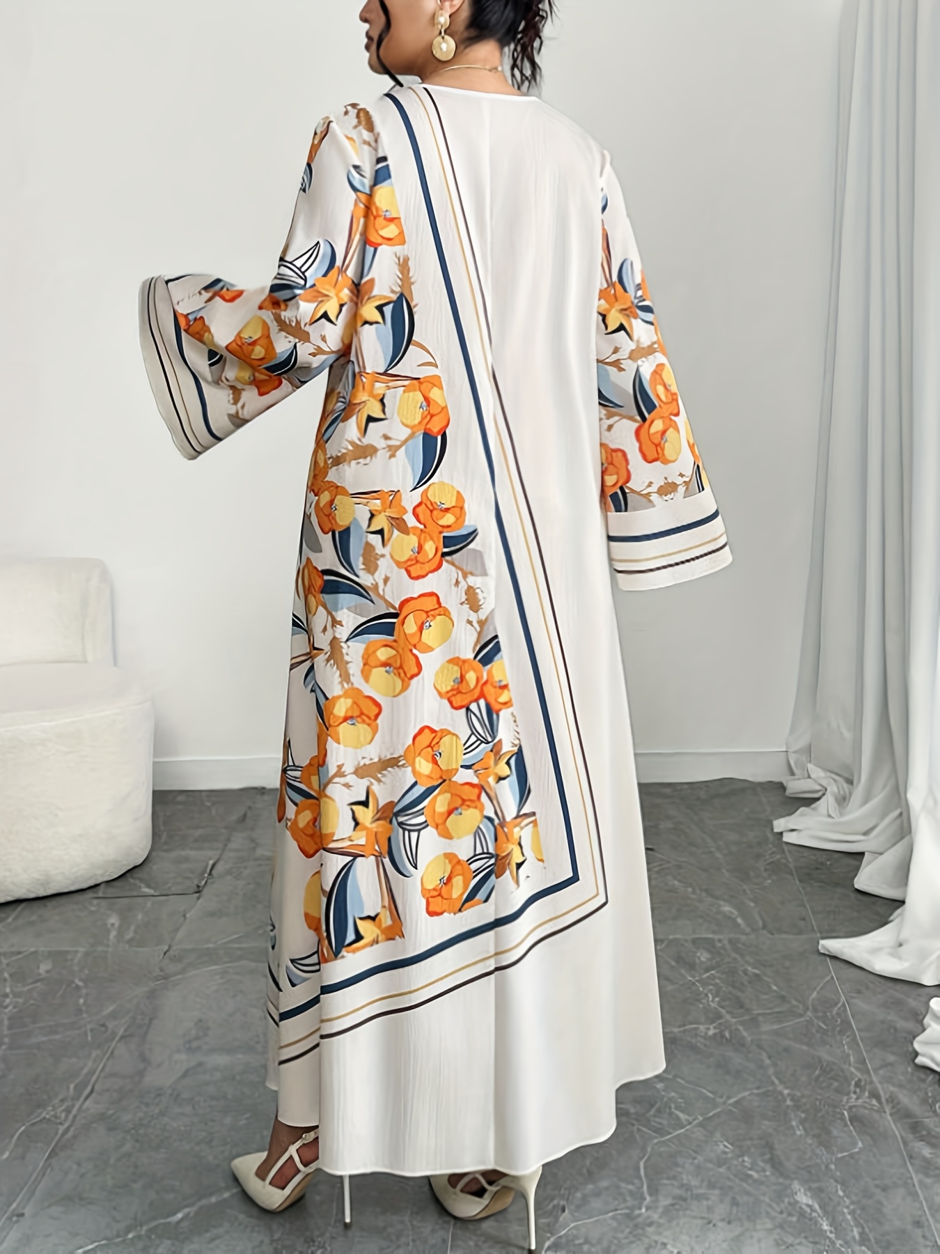 Plus Size Fashionable Women's  - Ethnic Style Dresses reseña y precio