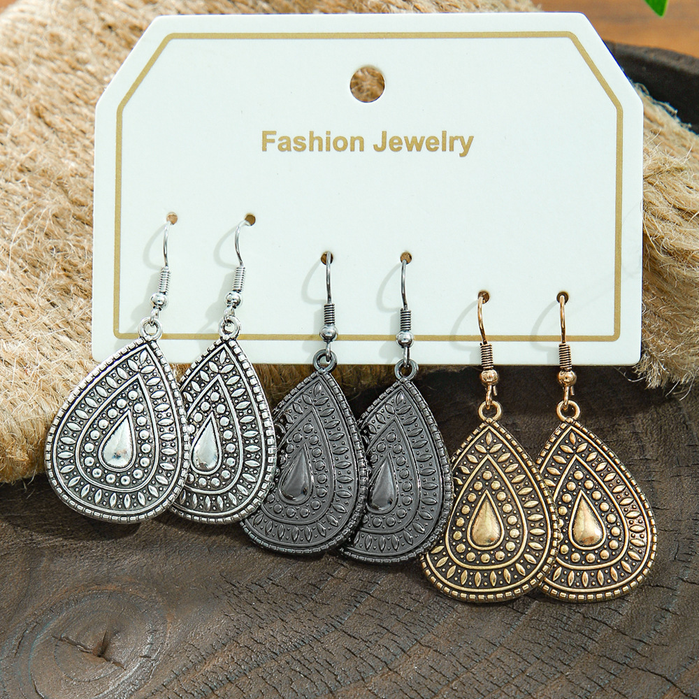 Fashion 3Colors Alloy Earring  - Ethnic Indian Fashion reseña y precio