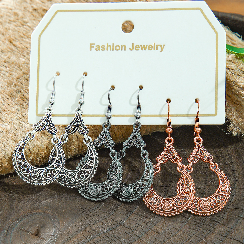 Fashion 3Colors Alloy Earring  - Ethnic Indian Fashion reseña y precio