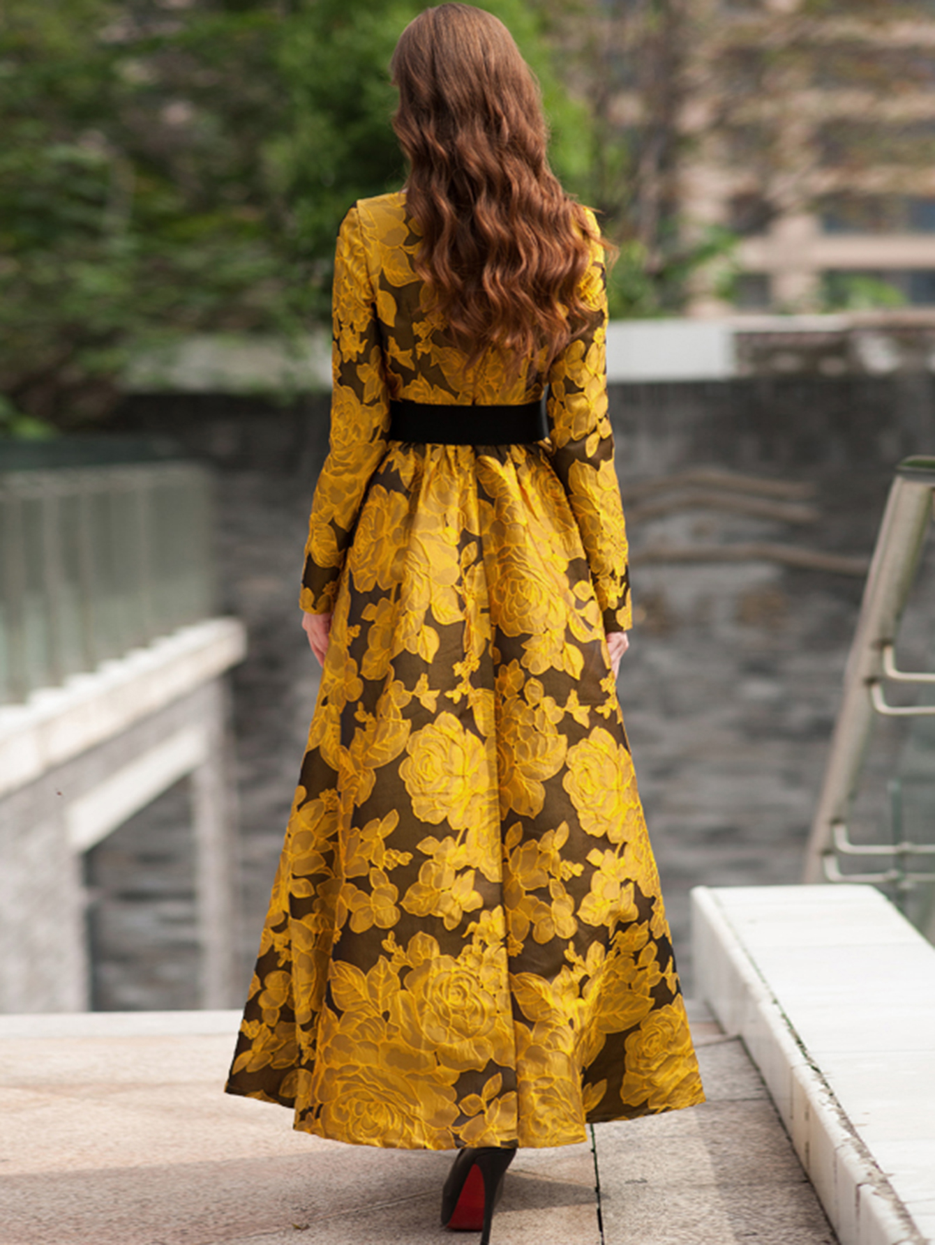 Elegant Women Floral Long Maxi - Ethnic Style Dresses reseña y precio