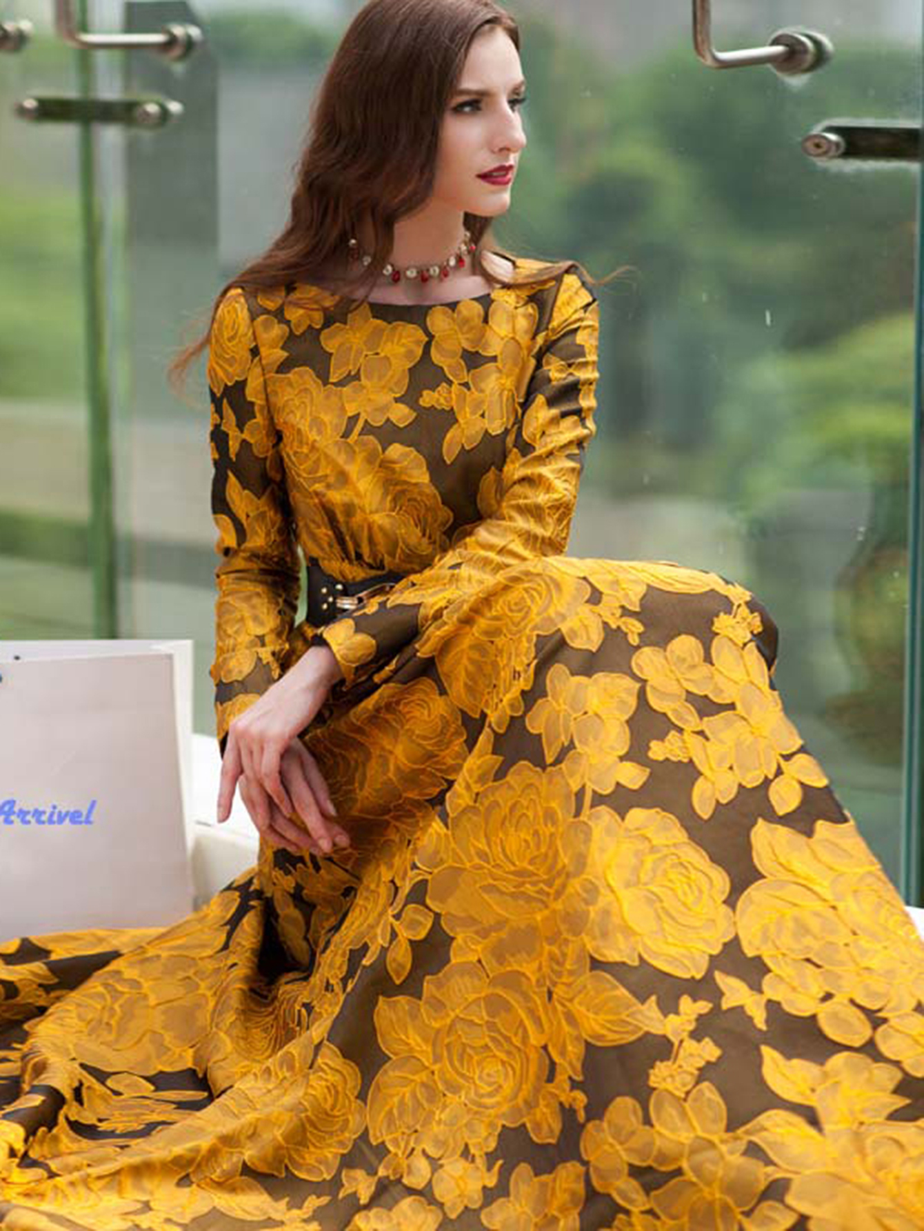 Elegant Women Floral Long Maxi - Ethnic Style Dresses reseña y precio