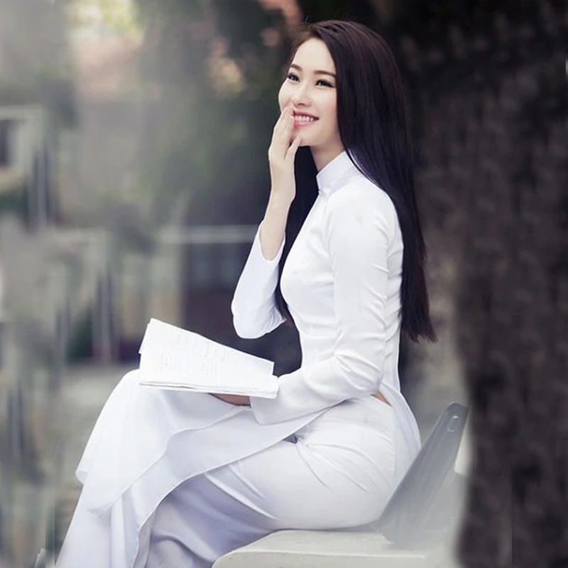 Ao Dai Vietnam Dress Women Tra - Ao Dai Vietnam Dress reseña y precio