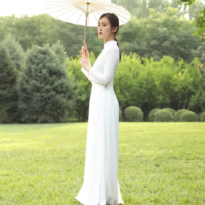 Ao Dai Vietnam Dress Women Tra - Ao Dai Vietnam Dress reseña y precio