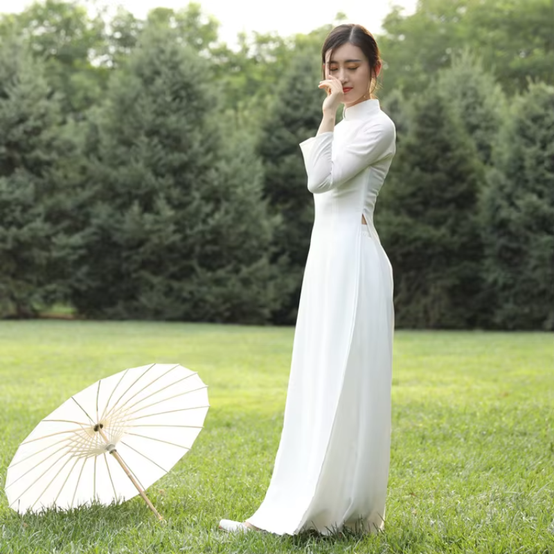 Ao Dai Vietnam Dress Women Tra - Ao Dai Vietnam Dress reseña y precio