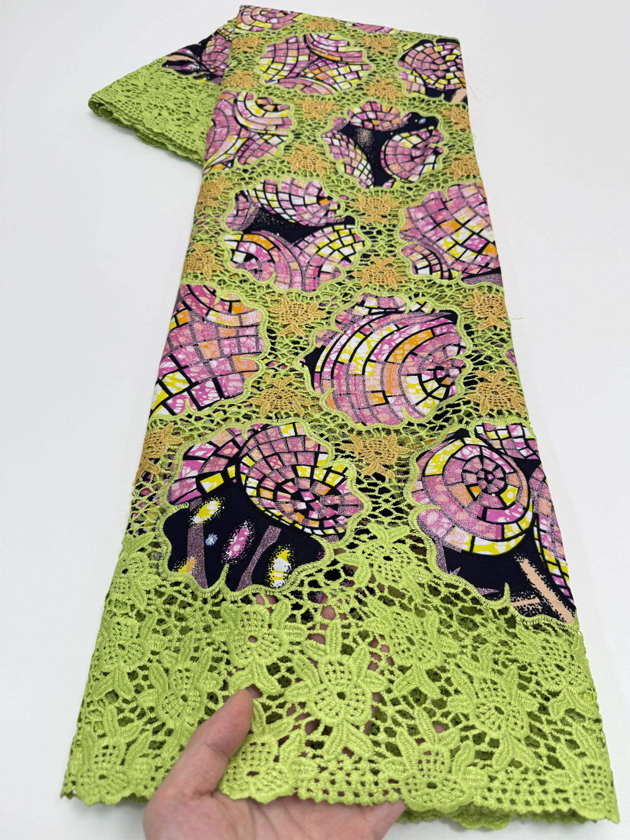 5 Yards High Huality Ankara Fa - African Ankara Print reseña y precio