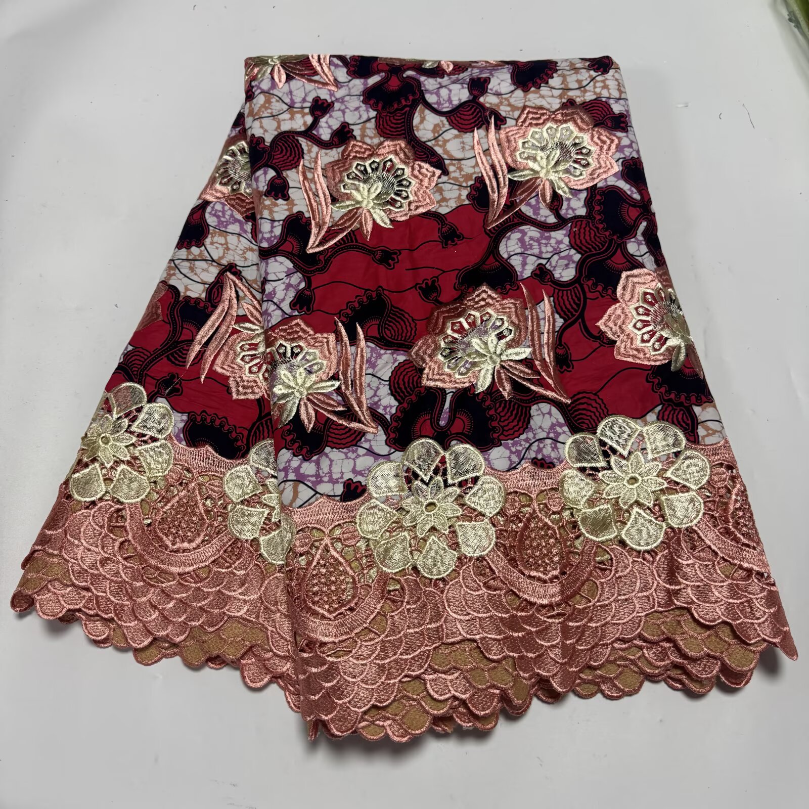 African Wax With Cord Lace, Co - African Ankara Print reseña y precio