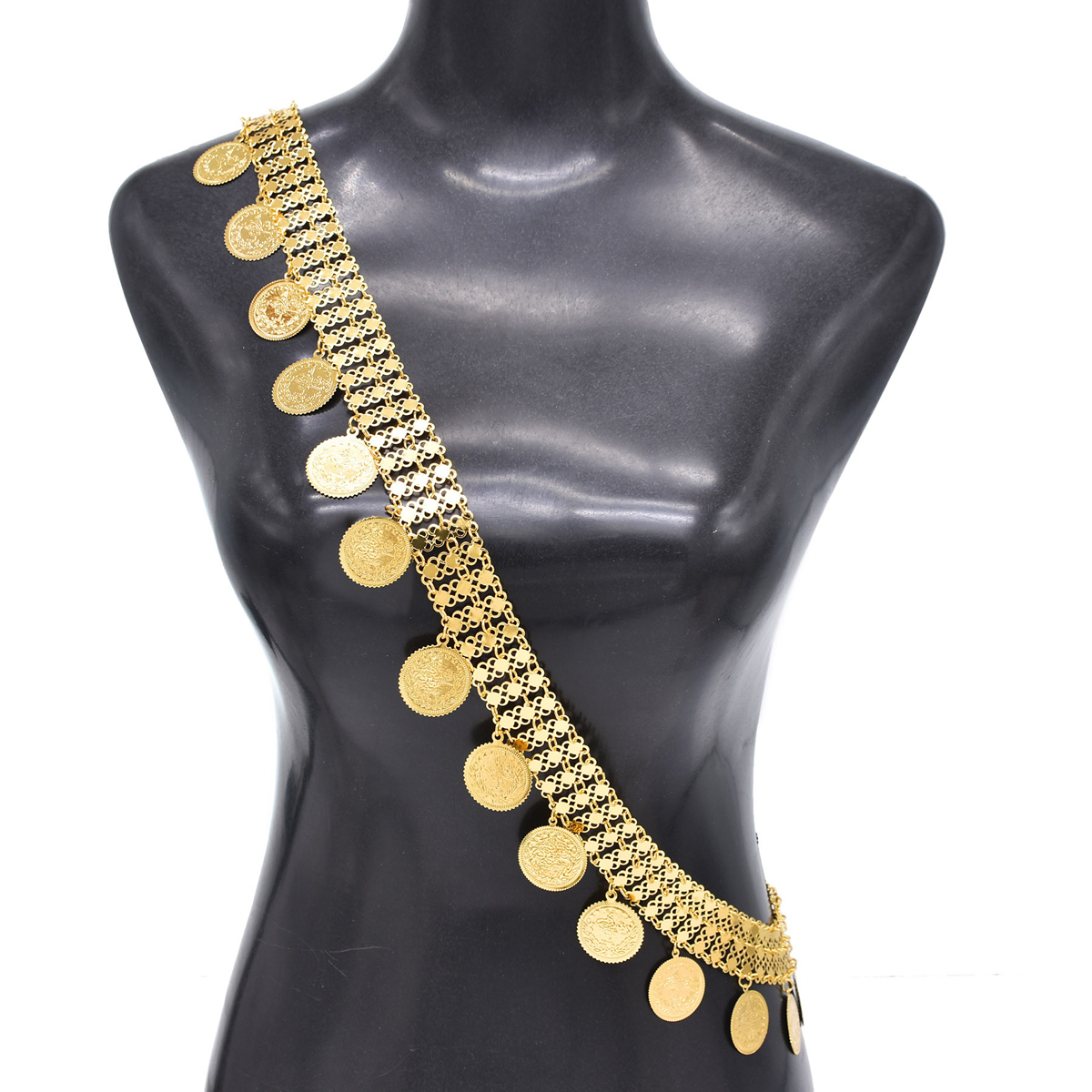 Gold Plated Simple Large Coins - Ethnic Indian Fashion reseña y precio