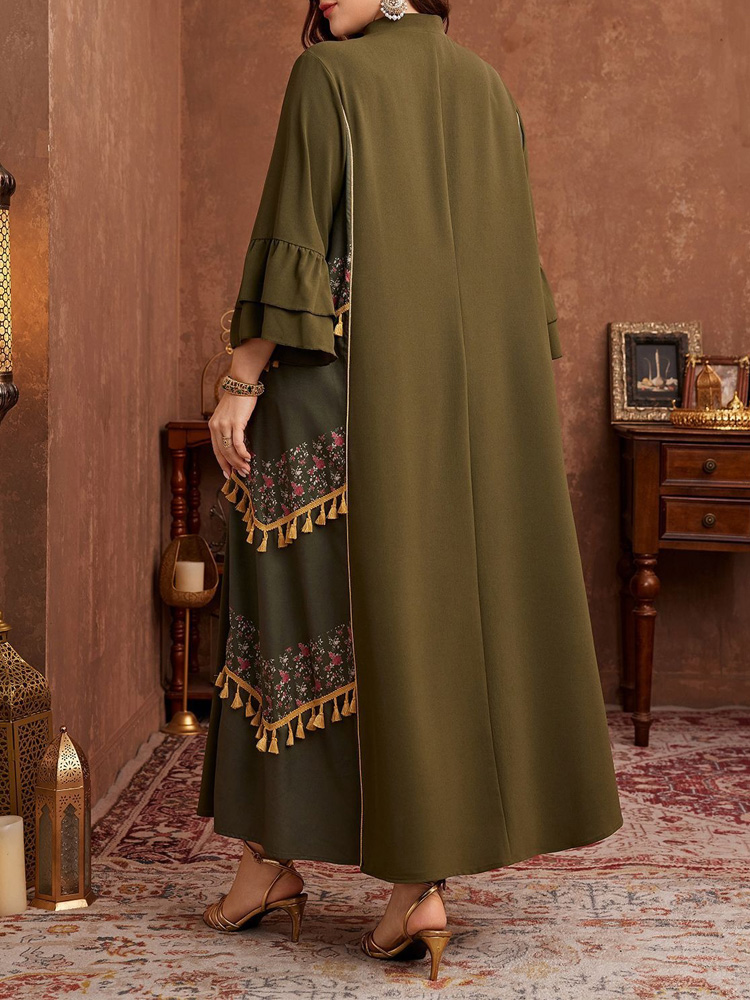 GIBSIE Plus Size Ethnic Style  - Ethnic Style Dresses reseña y precio